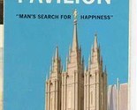 Mormon Pavilion Brochure 1964 New York Wold&#39;s Fair Man&#39;s Search for Happ... - $15.84