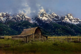 Moulton Barn, Jackson Hole by Bruce Cheever Wyoming Rustic 10x15 Signed Print - £31.64 GBP