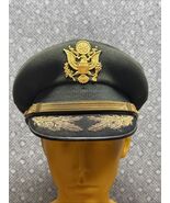 US Army Officers Visor Hat Morry Luxenberg Military Outfitters New York - $632.97 MXN