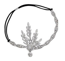 1920s Great Gatsby Inspired Headband Bridal Wedding Tiaras hair Accessor... - £15.34 GBP