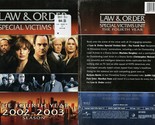 LAW &amp; ORDER SPECIAL VICTIMS UNIT FOURTH YEAR 6 DISCS DVD UNIVERSAL VIDEO... - $19.95