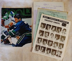 Goal Magazine California Golden Seals Vancouver Canucks 1/11/74 Hockey Program - £11.77 GBP