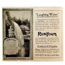 Rubifoam Laughing Water 1897 Advertisement Victorian Toothpaste Dental A... - $374.96 MXN