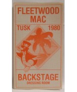FLEETWOOD MAC / STEVIE NICKS - ORIGINAL 1980 CONCERT TOUR CLOTH BACKSTAG... - £19.81 GBP