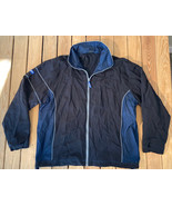 Norton Men’s Full zip Up Motorcycle Bikers jacket size XL Black/blue HG - £22.83 GBP