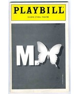 Playbill M Butterfly 1989 John Rubinstein B D Wong Tom Klunis Richard Poe  - £10.90 GBP