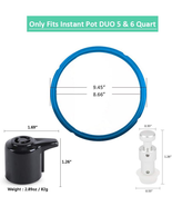 Parts for Instant Pot Duo 5, 6 Quart Qt Include Sealing Ring, Steam Rele... - £14.11 GBP