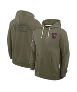 Mens Buccaneers 2025 Salute to Service Sideline Pullover Hoodie Olive Ta... - $69.90