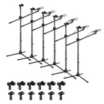 5 Core 6 Pieces Adjustable Microphone Stand Boom Arm Mic Mount - £60.12 GBP