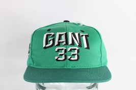 NOS Vintage 90s NASCAR Harry Gant Block Letter Spell Out Snapback Hat Green - £39.43 GBP