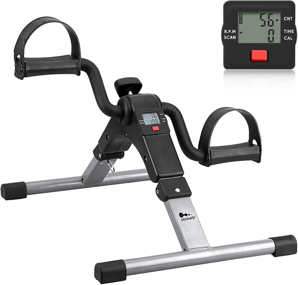 Portable Under Desk Bike with LCD Display - Ideal for Home & Office Fitness Item image 3