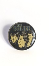 The Police Vintage 80s Enamel Pin Sting Summers Copeland Lapel Hat Tac - $4.78