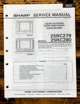 Sharp 25RC279 25RC280 TV / Television Service Manual *Original* - $19.77