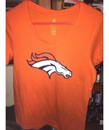 NFL 2025 NEW LOW CUT Denver Broncos Shirt Raglan Jersey GIRLS JUNIORS SM... - $375.58 MXN