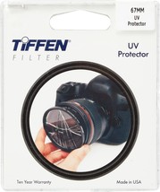 Genuine Original Tiffen 67mm UV &amp; Lens Protector Filter Brand New - $8.66