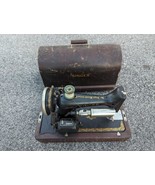 1929 Singer Sewing Machine with Dome Case and Accessories - AS IS, Parts - £126.65 GBP
