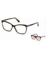 New Tom Ford TF-5690B 056 Leopard Havana w/Black Mag Clip Eyeglasses 55/... - $3,631.21 MXN