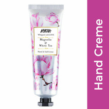 Nykaa Naturals Hand &amp; Nail Crème Cream 30ml Magnolia &amp; White Tea Organic - £15.43 GBP
