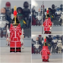 Qing Dynasty The Bordered Red Banner Soldier Minifigures Weapons Accesso... - $3.99