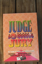 Judge 'n' Jury Vintage Board Game Audio Trials On Cassette (18+) Sealed - $13.99