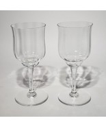 Set of 2 Baccarat Capri Optic Crystal Goblet 5 3/8” White Wine Glasses F... - £50.67 GBP