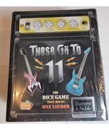 These Go To 11 Dice Game Guitar Rock And Roll Barnes &amp; Noble Exclusive New  - £15.31 GBP