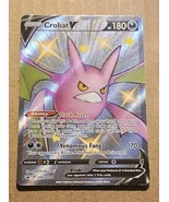 Pokemon Crobat V SWSH098 Sword &amp; Shield Black Star Promo Card Holo - €3,08 EUR