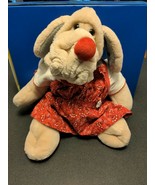 vintage Ganz Bros. 16&quot; Wrinkles dog blood hound puppet EXC. condition - $739.80 MXN