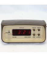 Westclox Big Ben Solid State Alarm Clock #22028 MCM  Brown Tan  Refurbished - $137.19