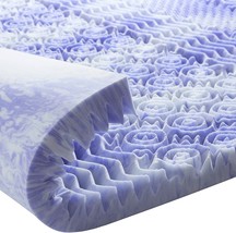 Dreamsmith 3 Inch 7-Zone Twin Memory Foam Mattress Topper, Cooling, Us Certified - £68.05 GBP