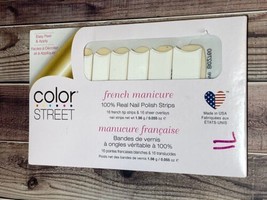 New &amp; Sealed Color Street Nail Polish Strips ~ City Of Love French Manicure - $7.99