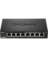 D Link Fast Ethernet Switch 8 Port Unmanaged Metal Fanless Desktop Netwo... - £35.57 GBP