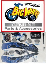 Replacement Decals for The Original Big Wheel 16&quot; Racer - Gray Hot Wheels - £33.97 GBP