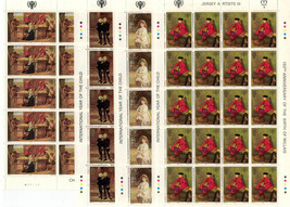 ZAYIX - Great Britain Jersey 213-216 MNH sheets Year of Child - Art  072422SL11 - £15.21 GBP