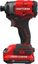 CRAFTSMAN CMCF810C2 V20 20-Volt Max Variable Speed Brushless Cordless, Red - £136.10 GBP
