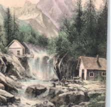 Mountain Cabin Scene Postcard Vintage Posted 1908 Missouri - $12.95