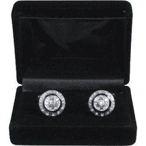 Men J.Valintin Cufflinks by Vitorofolo for French Cuff Shirt V39-44 Crystal image 2
