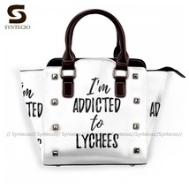 Lychee Shoulder Bag Fashion Aesthetic Handbag Leather Work Female Bags - £61.11 GBP