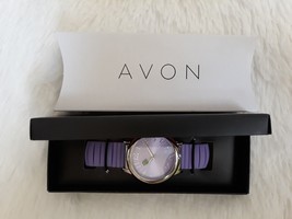 AVON Counting Critters Silicone Watch &quot;PURPLE&quot; Quartz movement/Stretch B... - £11.90 GBP
