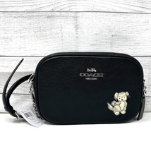 Coach Jamie Camera Bag With Happy Dog Black Leather CC791 New With Tags - $394.02