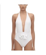 NWT WeWoreWhat We Wore What Brooklyn White One Piece Swimsuit S - $40.00