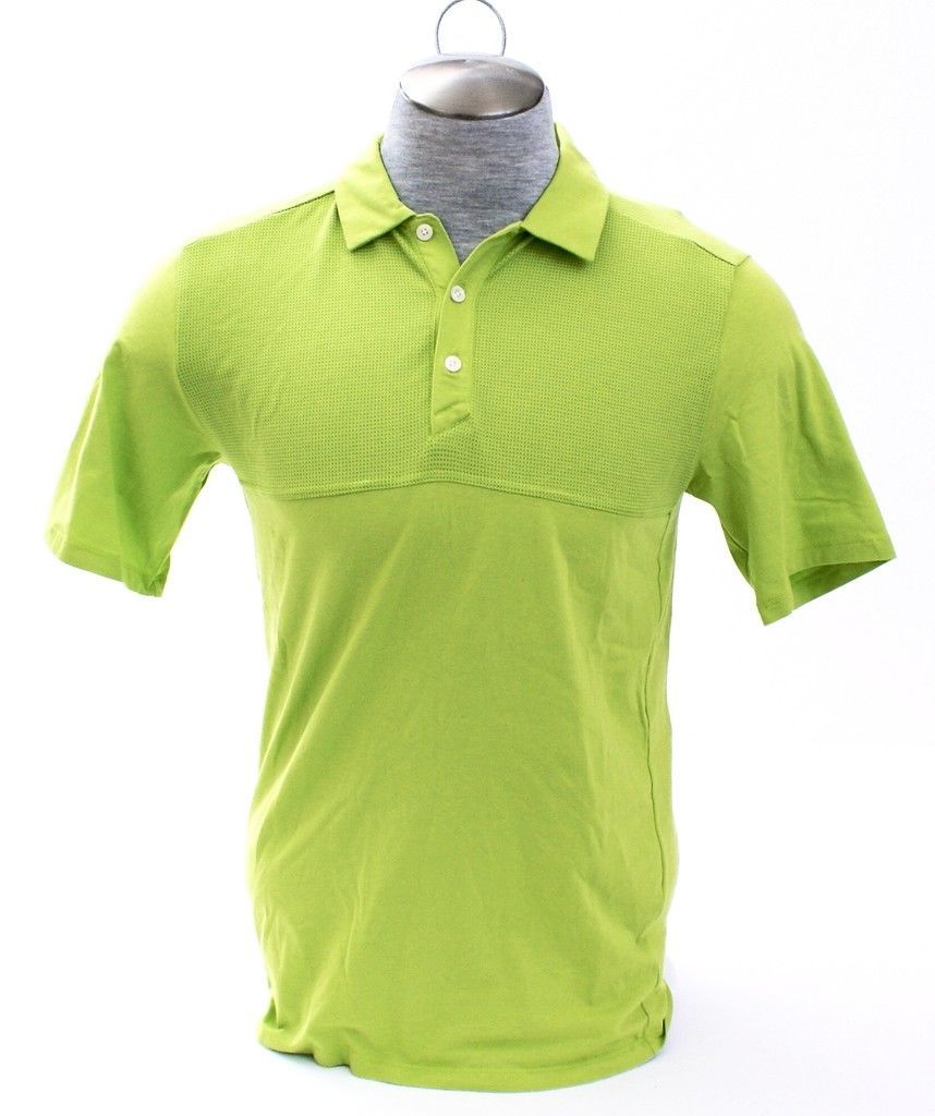The North Face Macaw Green Short Sleeve Polo Shirt Men's NWT - $64.99