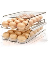 Utopia Kitchen Rolling Egg Container for Refrigerator with Lid - Pack of 2 - $25.97