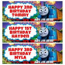 THOMAS AND FRIENDS Personalised Birthday Banner - Birthday Party Banner - $5.38