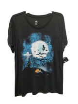 Celebrate Halloween T Shirt Size L(12-14) Black Short Sleeve Halloween S... - £7.11 GBP