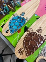 unique engrave epoxy turtle surfing board - £3,036.98 GBP