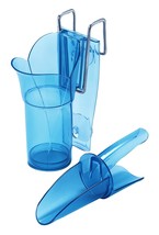 Saf-T-Scoop And Guardian System, 6Oz To 10Oz, San Jamar Si5000, Blue. - $52.92