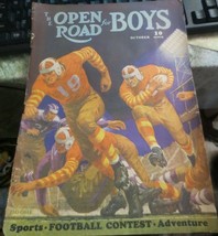 1939 October The Open Road for Boys Magazine Football Adventure Wizard of Oz - £22.19 GBP