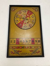 Six Day Bike Race Game Vintage Tin Litho Lindstrom Tool &amp; Toy Co Bicycle Board - £99.91 GBP