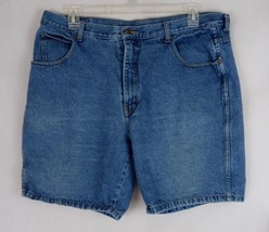 Vintage Midwest Traders Medium Wash Distressed Jean Shorts Size 40 Insea... - $19.79